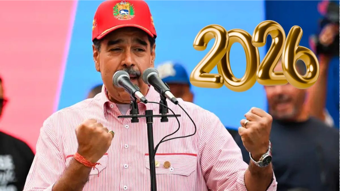 Maduro adelanta el calendario y asegura que Venezuela vive ya el 2026